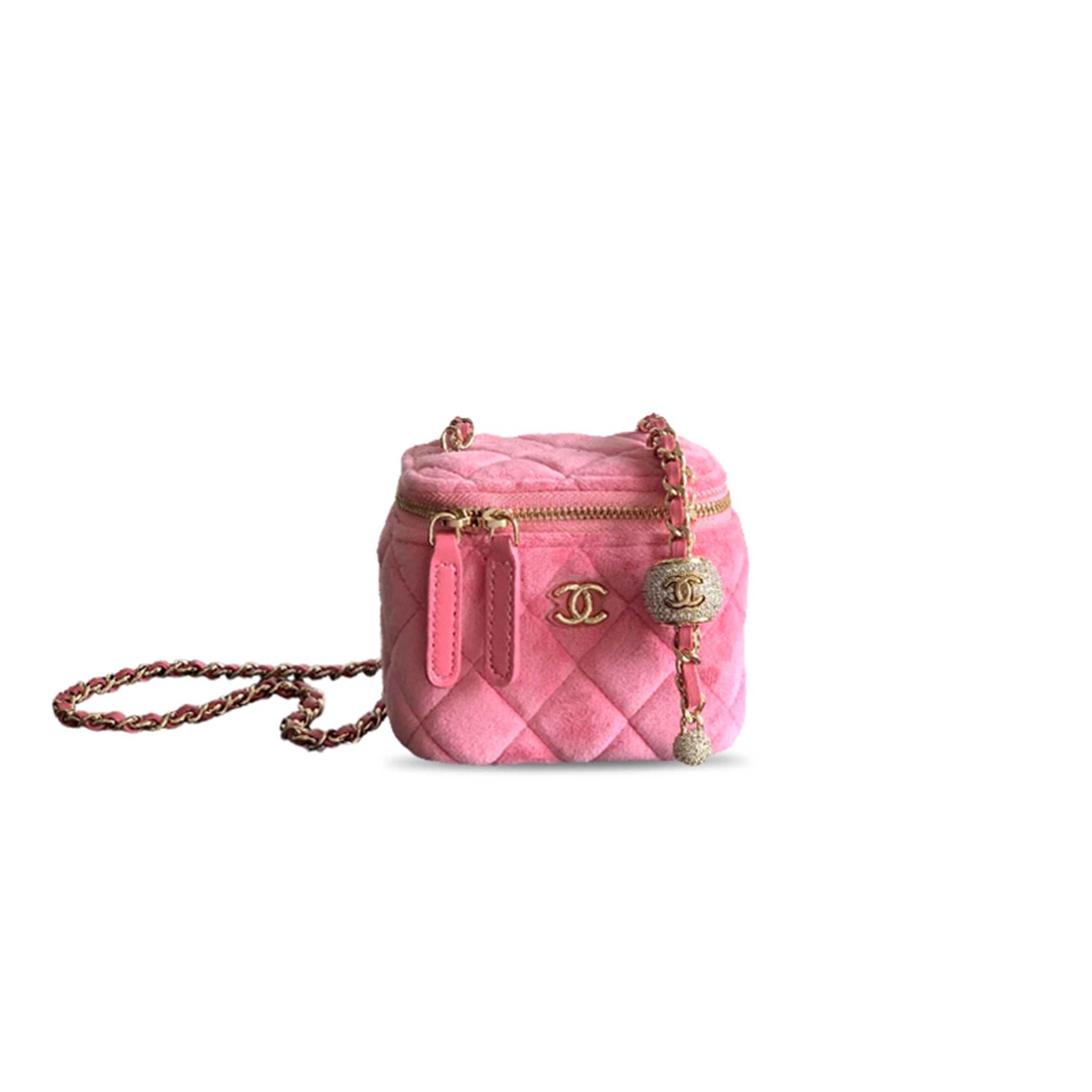 CHANEL SMALL VANITY WITH CHAIN AP1447 (11*8.5*7cm) 